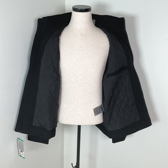 Levi Strauss Mens Black Full Zip Quilted Lined Work Utility Jacket XL - Picture 7 of 10